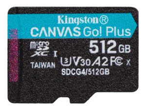 KINGSTON 512GB microSDXC Canvas w/o ADP