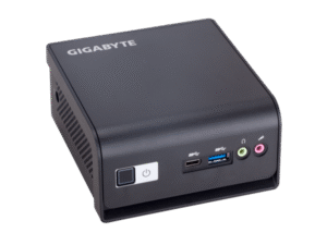 GIGABYTE PC BRIX, Intel Pentium N6005 3.3 GHz, HDMI, MiniDisplayport, LAN, WIFI, Bluetooth, 2.5" HDD hely, 4xUSB 3.1