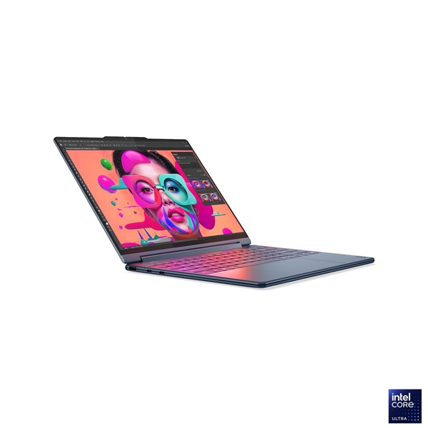 LENOVO Yoga 9 2-in-1 14ILL10, 14.0" 2.8K WQXGA+ Touch, Intel Core Ultra 7 258V, 32GB 1TB SSD Win11 Home, Cosmic Blue PEN - Image 4