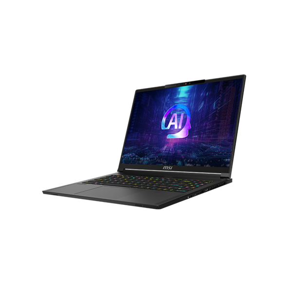 MSI Gaming NB Stealth A16 AI+ A3XVFG-258 16" QHD+ OLED, Ryzen AI 9 HX 370, 32GB, 1TB, RTX 4060, Win11H, Fekete - US KEY - Image 3