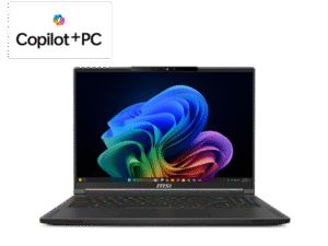 MSI Gaming NB Stealth A16 AI+ A3XWHG-027, 16" QHD+ OLED, Ryzen AI 9 HX 370, 64GB, 2TB, RTX 5070 TI 12GB, Win11H, Fekete