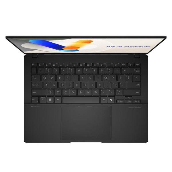 ASUS CONS NB Vivobook S14 M5406UA-PP034WS 14" 3K OLED GL, Ryzen 7-8845HS, 16GB, 1TB M.2, INT, WIN11H, Fekete - Image 4