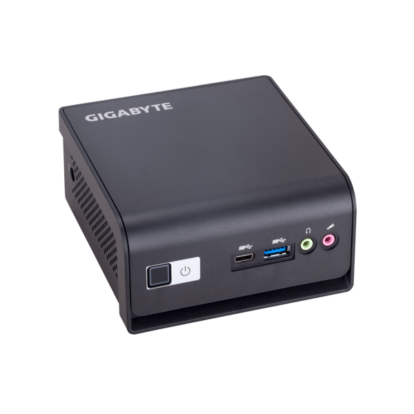 GIGABYTE PC BRIX, Intel Pentium N6005 3.3 GHz, HDMI, MiniDisplayport, LAN, WIFI, Bluetooth, 2.5" HDD hely, 4xUSB 3.1