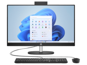 HP AIO 27-cr0010nn 27" FHD AG IPS 300d, Core i3-N300 2.4GHz, 8GB, 512GB SSD, fekete