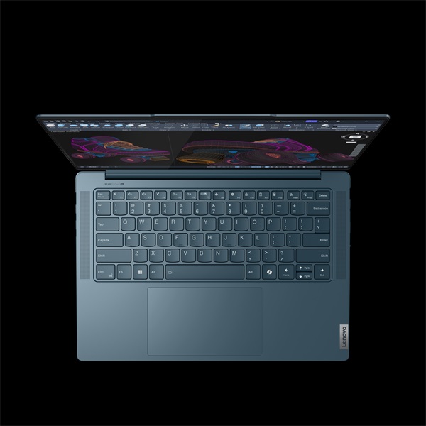 LENOVO Yoga Pro 7 14AHP9, 14.5" 2.5K, AMD Ryzen 7-8845HS, 16GB, 512GB SSD, nV RTX 3050 6GB, NoOS, Tidal Teal - Image 8