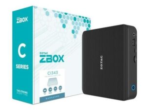 ZOTAC PC ZBOX, Intel N-series N100 3.8GHz, HDMI, Displayport, 2xLAN, WIFI, BT, M.2 SSD hely, 3xUSB, Passzív