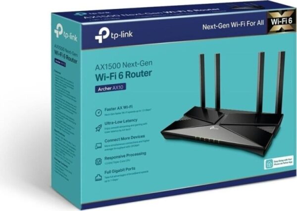 TP-Link Archer AX10 AX1500 Wi-Fi 6 Router