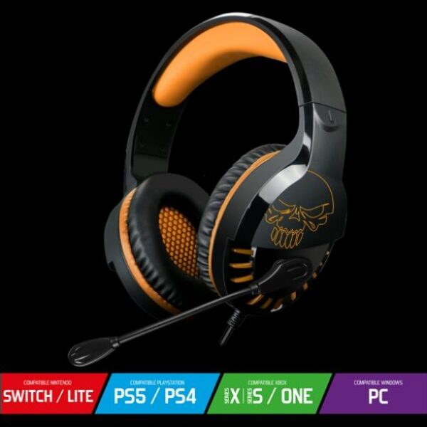 Spirit of Gamer PRO-H3 MultiPlatform fekete-narancs Headset
