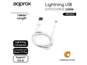 Approx Lightning USB kábel Apple termékekhez 1m
