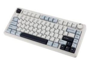AULA F75 Vezeték Nélküli Mechanikus Gamer Billentyűzet - Fehér-Kék
