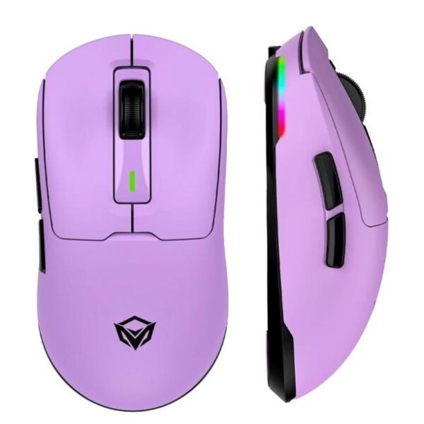 Meetion GW24 lila RGB wireless egér
