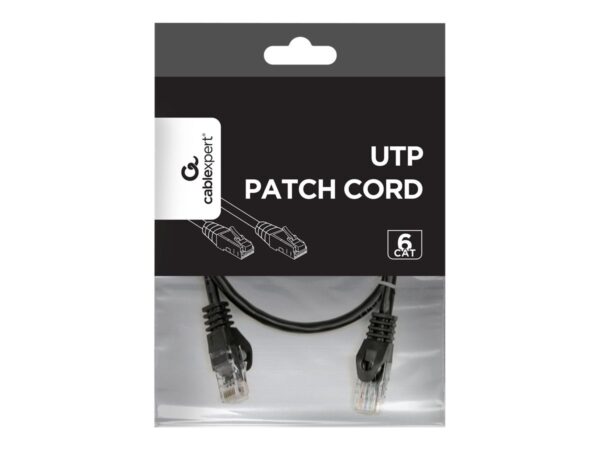 GEMBIRD PP6U-0.5M/BK patchcord RJ45 - Image 2