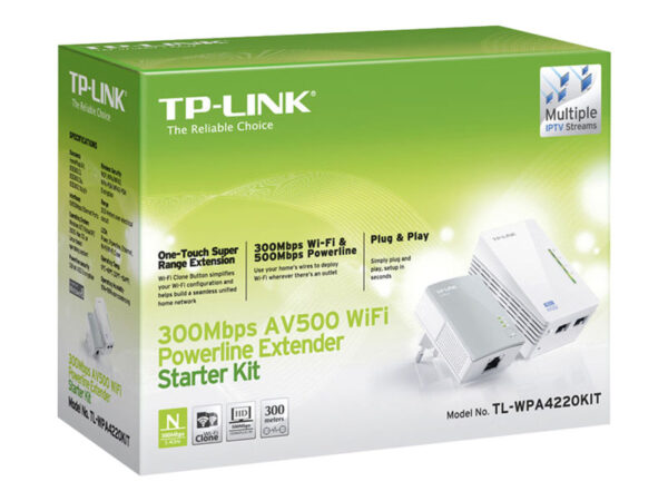 TP-Link TL-WPA4220KIT AV500 Pwr Ext KIT - Image 3