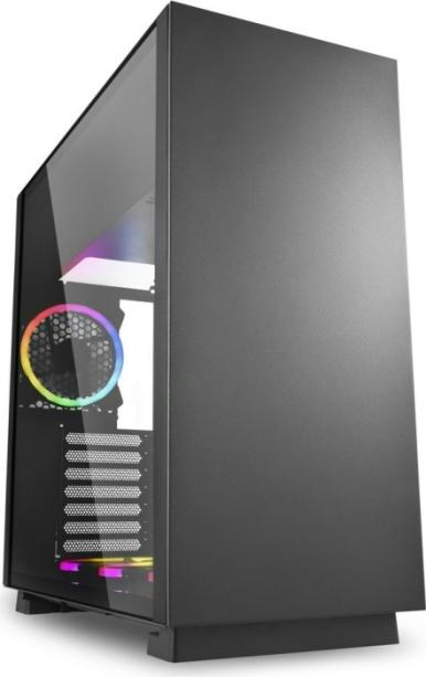 Sharkoon Pure Steel RGB Black fekete ablakos