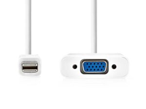 Nedis CCGP37850WT02 Mini DisplayPort to VGA 0,2m