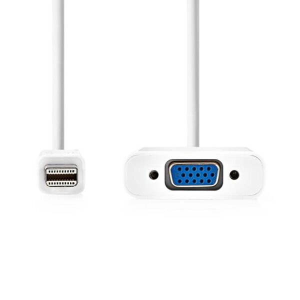 Nedis CCGP37850WT02 Mini DisplayPort to VGA 0,2m