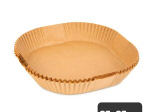 Bewello Air fryer sütőpapír - olaj nélküli sütőhöz - négyzet - 23 cm - 50 db