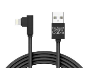 Delight 90 fokos Lightning USB kábel Apple termékekhez 2m fekete