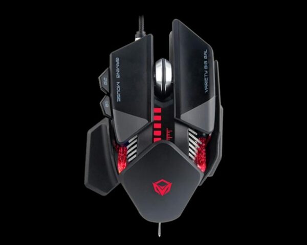 Meetion MT-GM80 fekete-piros Gamer USB egér