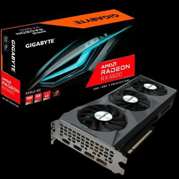 Gigabyte RX 6600 Eagle 8GB GDDR6 GV-R66EAGLE-8GD Gyári javított