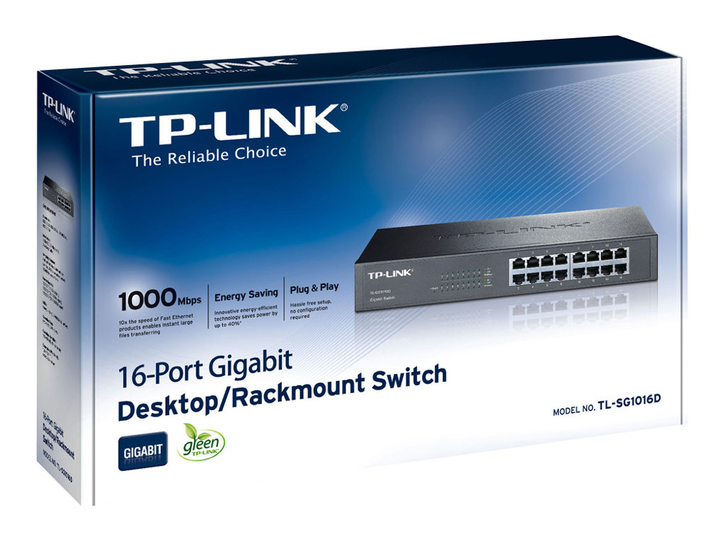 TP-LINK TL-SG1016D 16P GE Switch - Image 2
