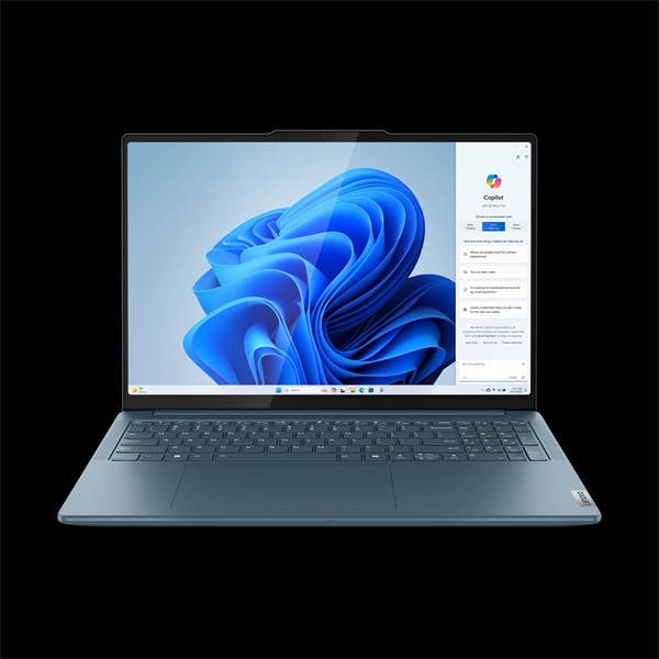 LENOVO Yoga Pro 9 16IAH10, 16.0" 3.2K Touch, Intel Core U9 285H, 32GB, 1TB SSD, nV RTX5060 8GB, Win11 Home, Tidal Teal