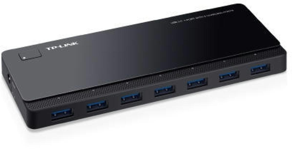 TP-Link UH720 USB3.0 7 port fekete