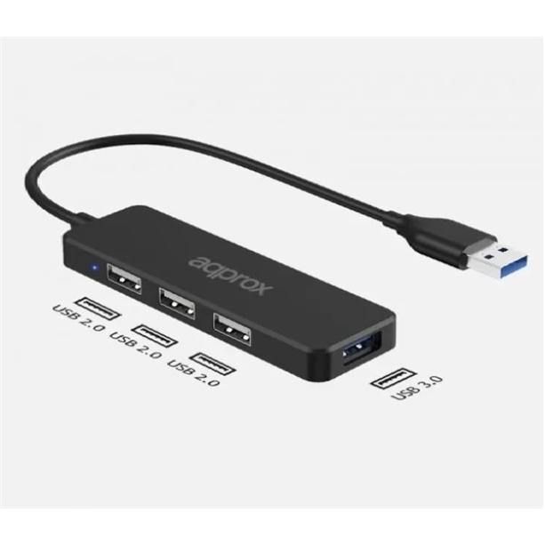 Approx 4 port 3db USB2.0 1db USB3.0 Hub APPC47