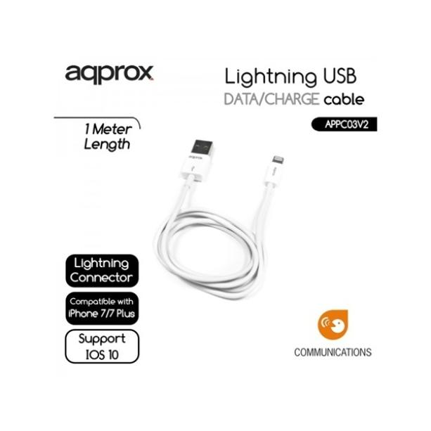 Approx Lightning USB kábel Apple termékekhez 1m