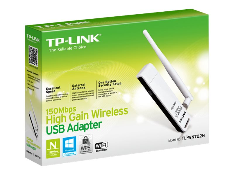 TP-Link TL-WN722N USB (100mW) wifi adapter - Image 2
