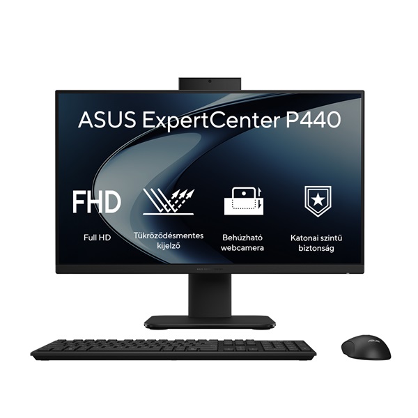 ASUS COM AIO ExpertCenter P440VAK-BPC1830 23,8" FHD, i5-13420H, 8GB, 512GB M.2, INT, NOOS, Fekete - Image 2