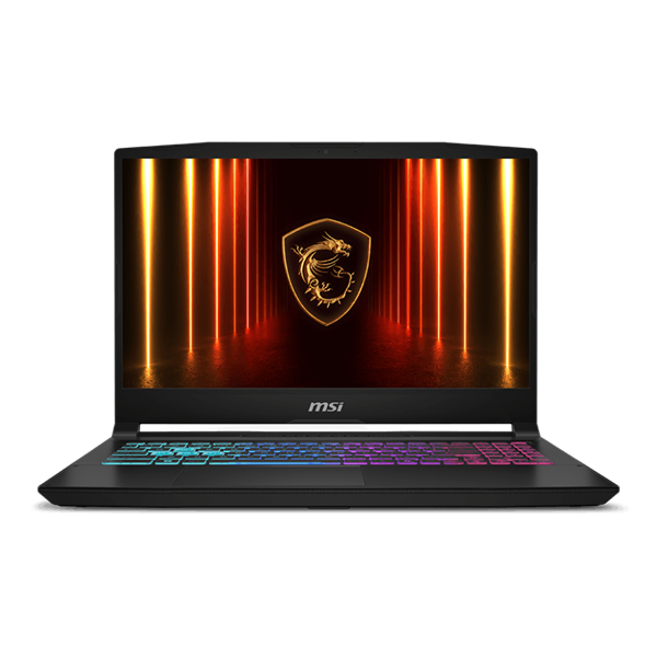 MSI Gaming NB Katana 15 HX B14WFK-279, 15.6" QHD 165Hz, i5-14450HX, 16GB (2x8), 512GB M.2, RTX 5060 8GB, noOS, Fekete