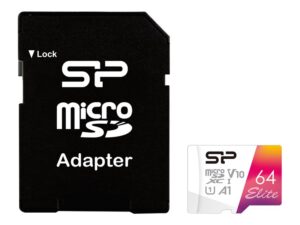 SILICON POWER New Elite 64GB microSD