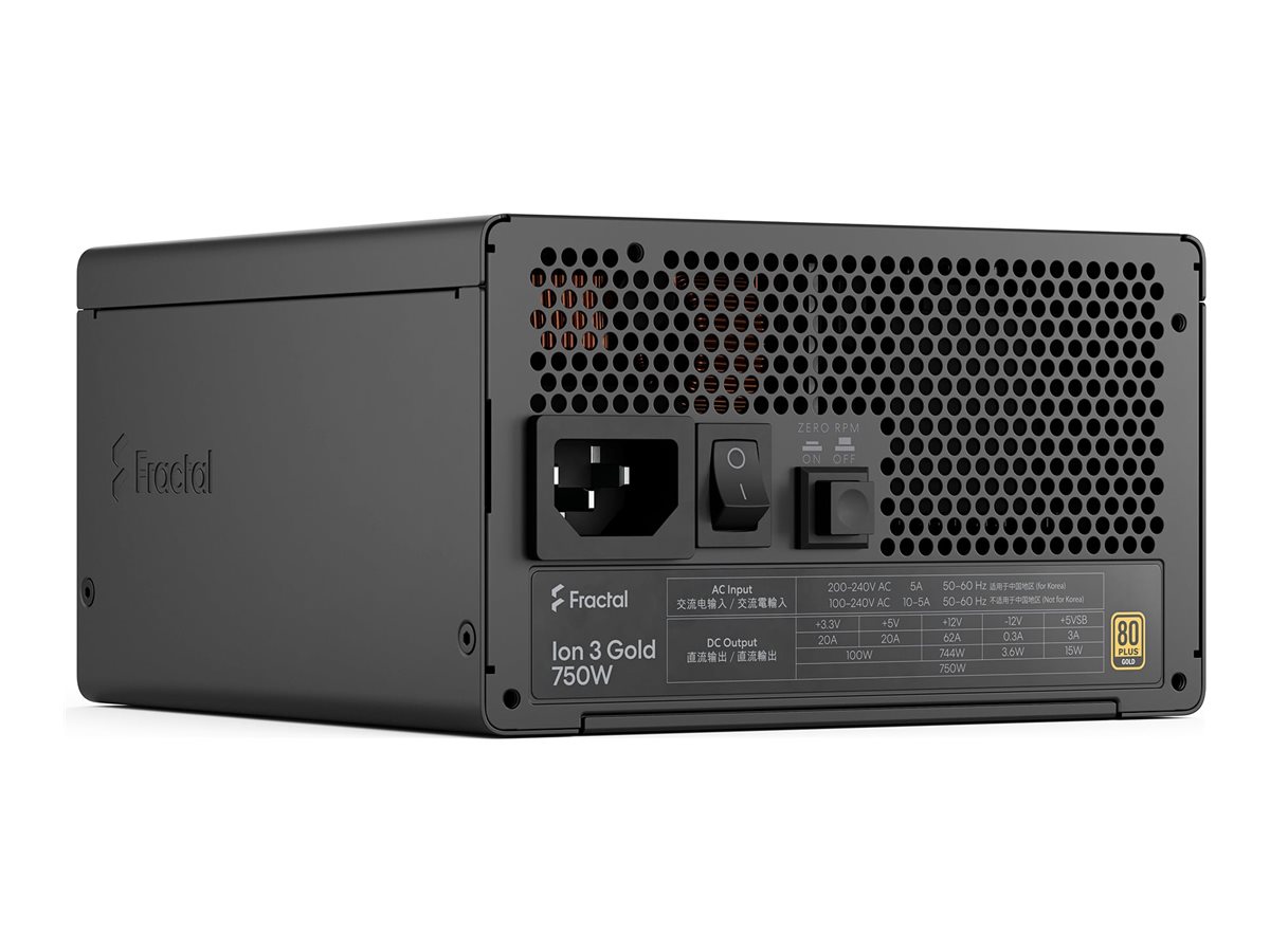 FRACTAL DESIGN Ion3 Gold 750W Bl EU Cord