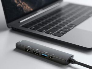 Delight Multifunkciós USB Hub - HDMI + Type-C 3.0 - 3xUSB-A, 1xType-C 100w