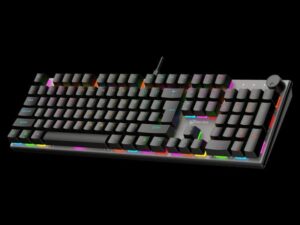 Meetion MK009PRO RGB USB fekete mechanikus billentyűzet HU