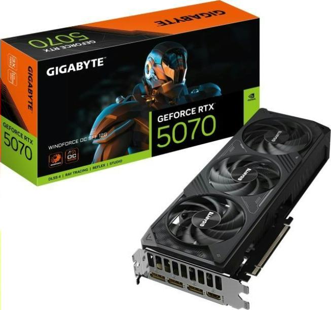 Gigabyte RTX 5070 WINDFORCE OC 12GB GV-N5070WF3OC-12GD