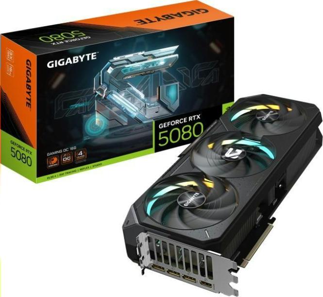 Gigabyte RTX 5080 GAMING OC 16GB GV-N5080GAMING OC-16GD GDDR7
