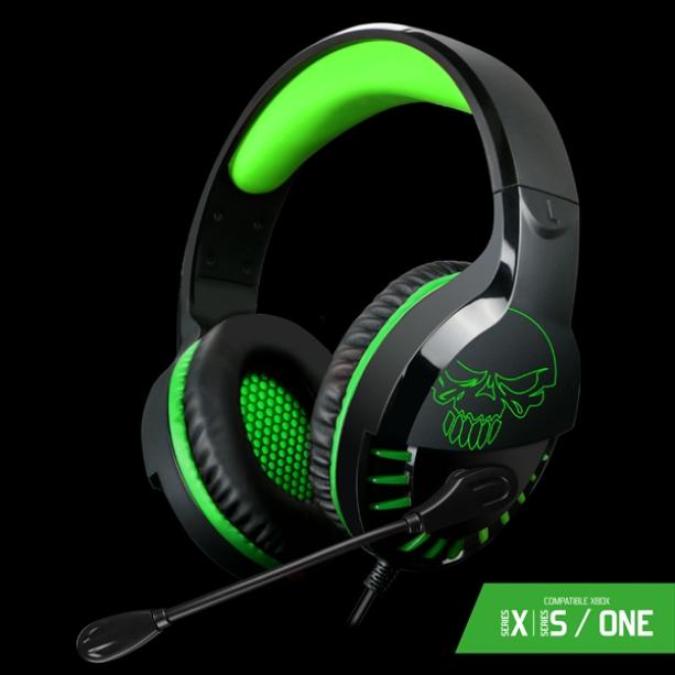 Spirit of Gamer PRO-H3 Xbox One fekete-zöld Headset