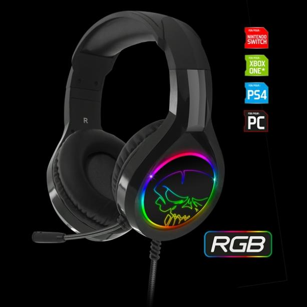 Spirit of Gamer PRO-H8 RGB fekete PC/XBOX/PS4/Nintendo Headset