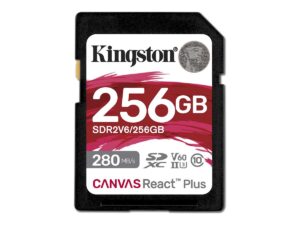 KINGSTON 256GB Canvas React Plus SDXC