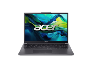 ACER Aspire A16-71M-77CC, 16" WUXGA, Intel Core Ultra 7 155H, 16GB, 1TB SSD, UMA, DOS, acélszürke