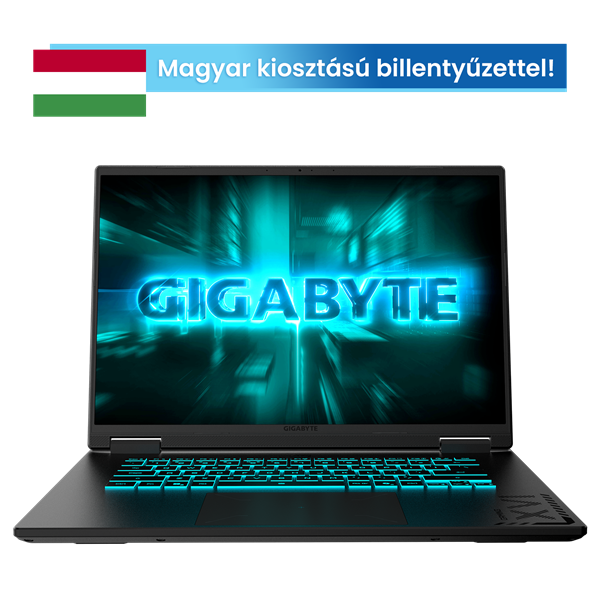 GIGABYTE GAMING A16 CVH 16" WUXGA (165Hz), Intel Core i7-13620H (10C/4.9Ghz), 16GB, 1TB SSD, RTX 5060, Magyar billentyű - Image 2