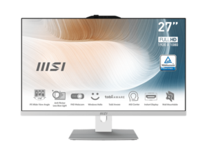 MSI Business AIO Modern AM272P 1M-1294XEU, 27" FHD, Core 5 120U, 16GB, 512GB M.2, INT, NOOS, White