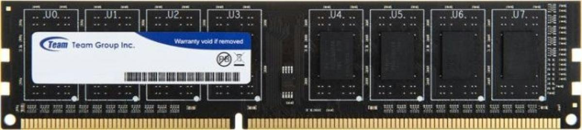 8GB/1600 DDR3 Team Group Elite TED38G1600C1101