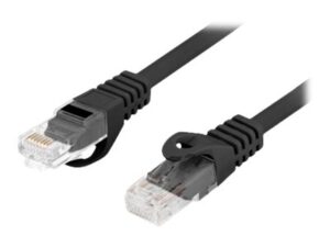 LANBERG Patchcord cat.6 UTP 0.5m black