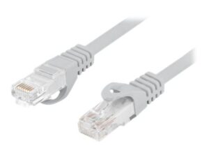 LANBERG Patchcord cat.6 UTP 0.5m grey