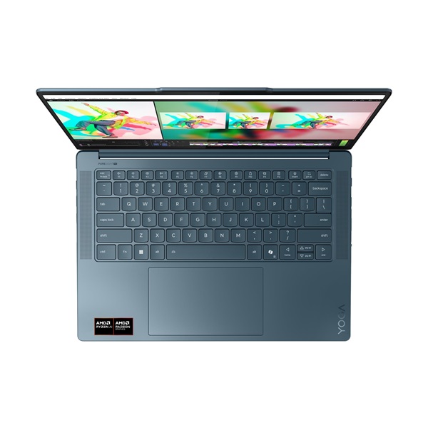 LENOVO Yoga Pro 7 14AKP10 14.5" 2.9K , AMD Ryzen AI 7 350, 32GB, 1TB SSD, Win11 Home, Tidal Teal - Image 7