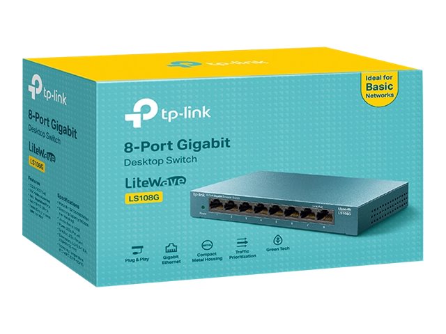 TP-LINK LS108G LiteWave 8GEmetal Switch - Image 4