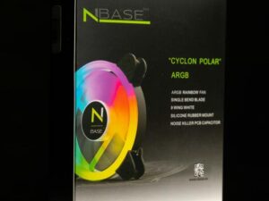 nBase Cyclon Polar 120mm ARGB 11-Wing rendszerhűtő